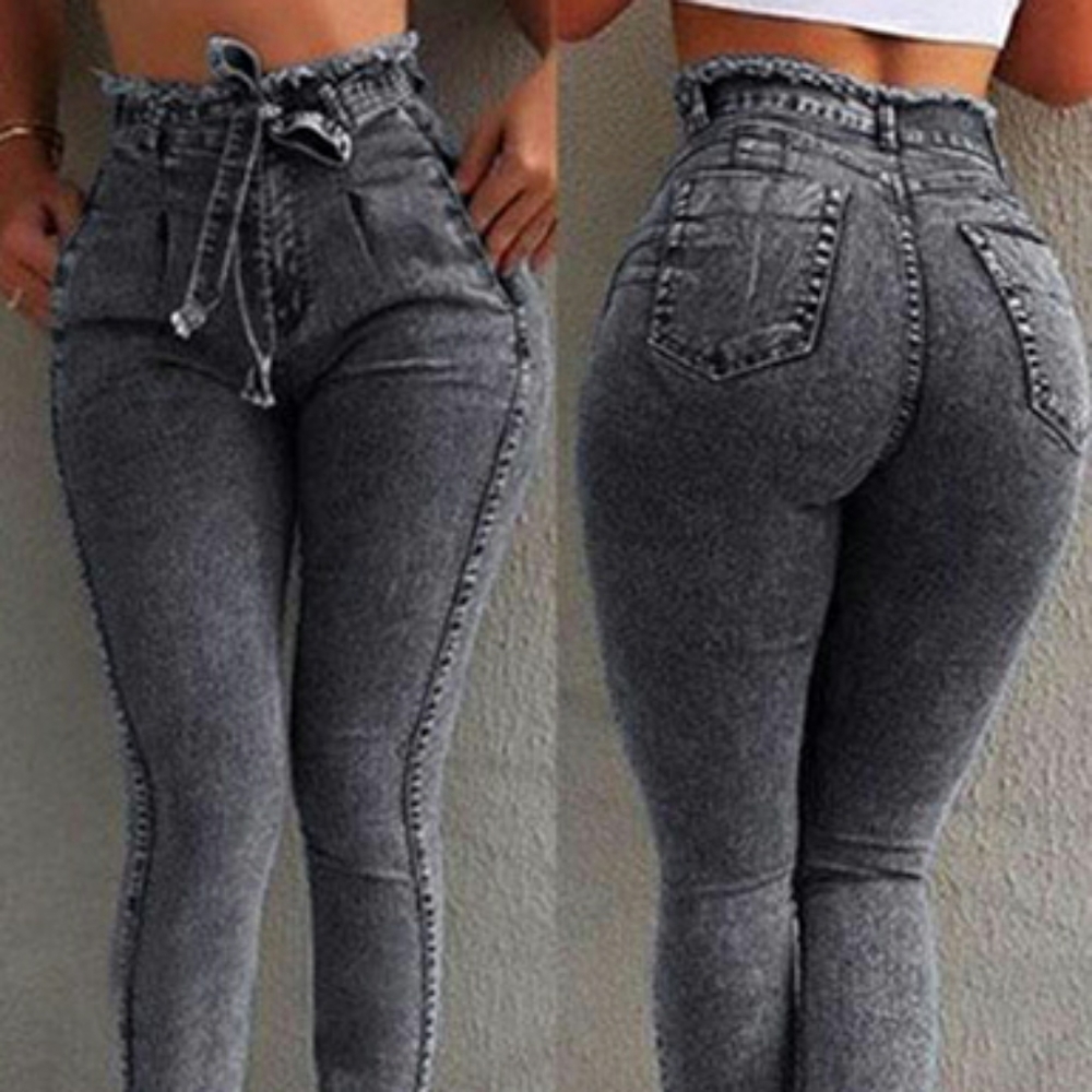 Jeans knot high rise knot plus size 2X